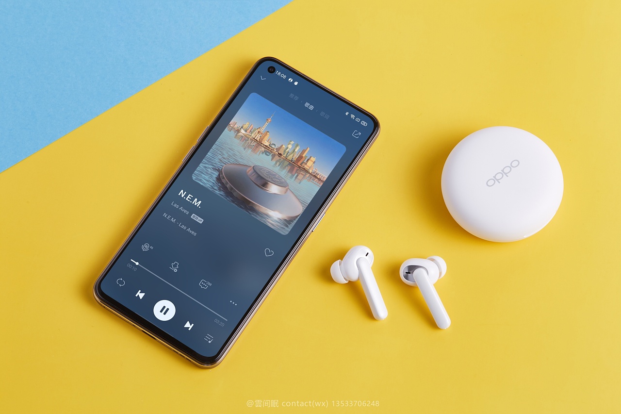 oppo enco w31 无线耳机 白色 高质量图赏