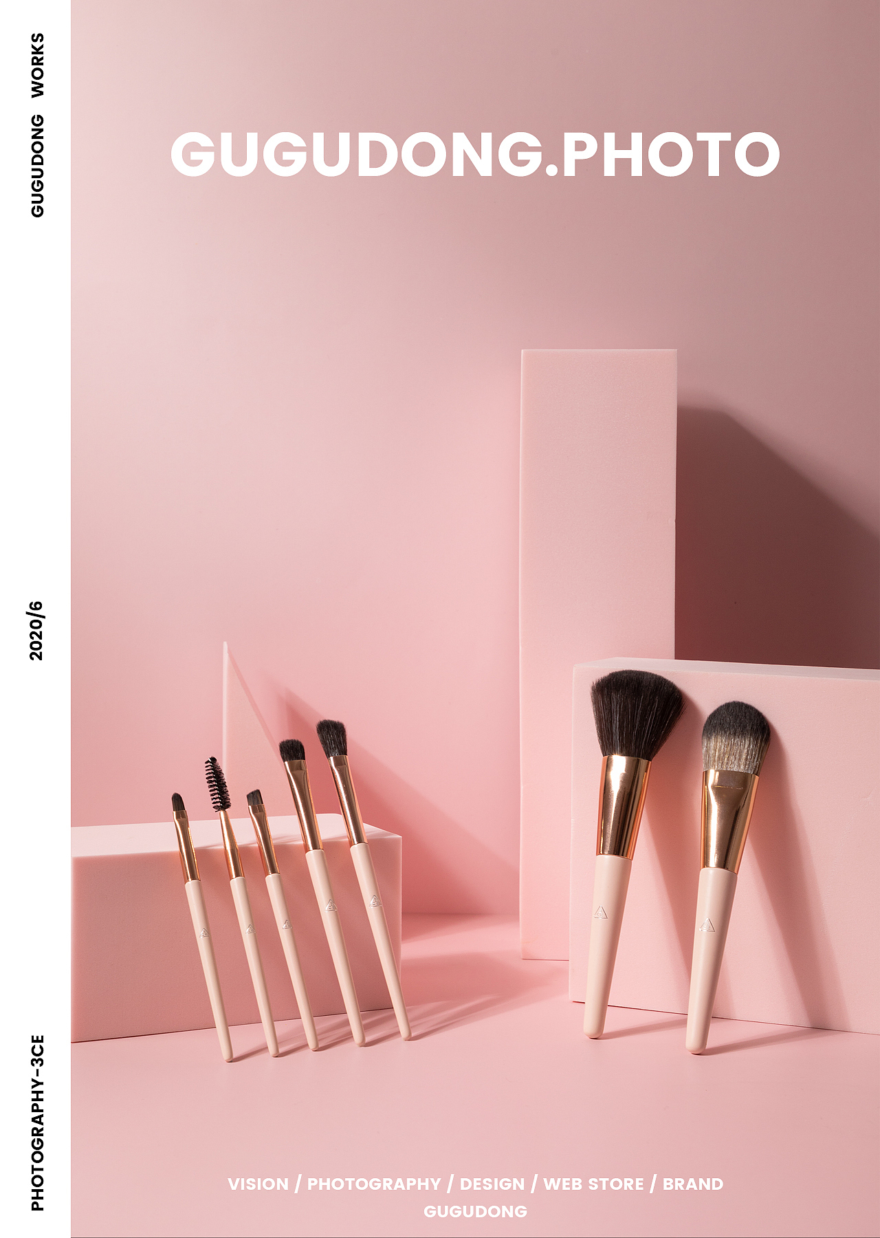 咕咕东✕3CE丨化妆刷摄影-蜂蜜杏子（图ZMjE0NjYyMTAw） - 产品摄影 - 站酷设计师咕咕东摄影原创素材 - 站酷ZCOOL