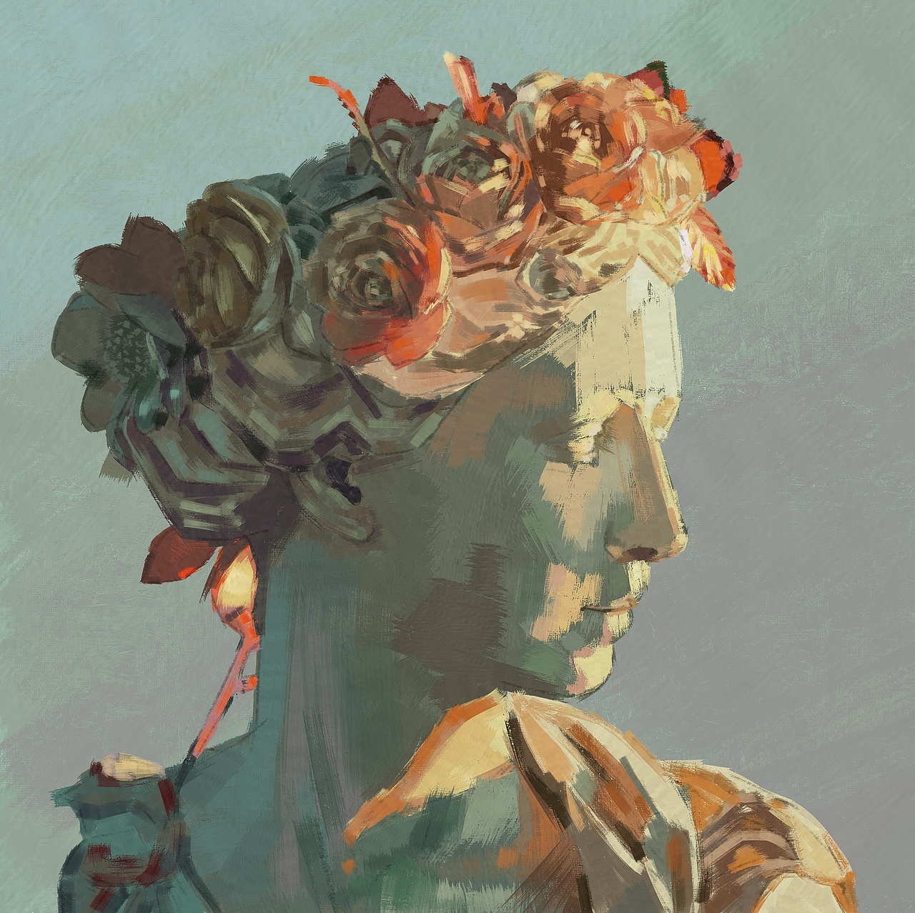 侧颜（图ZMzc2MzU4ODQ4） - 创作习作 - 站酷设计师molagu原创素材 - 站酷ZCOOL