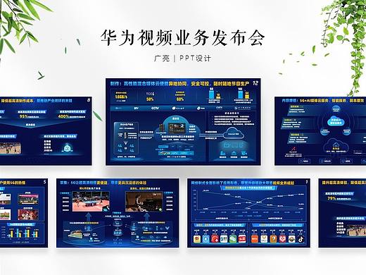 PPT设计 | 华为视频业务发布会