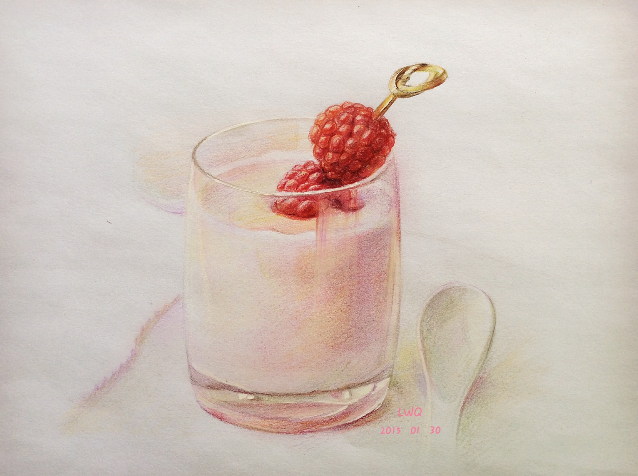 酸奶|插画|插画习作|宵夜0716 - 原创作品 - 站酷 (zcool)