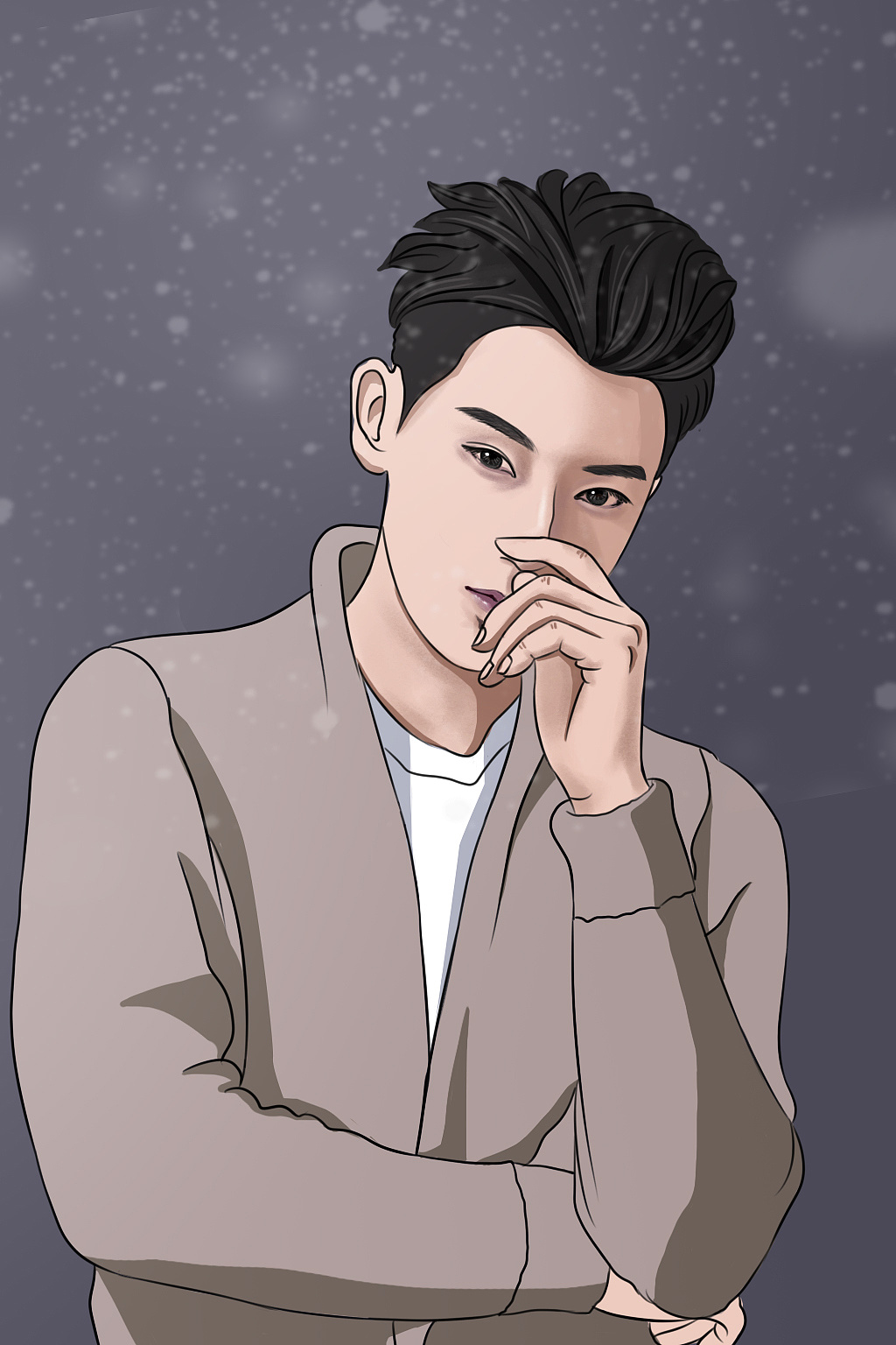 小哥哥手绘练习