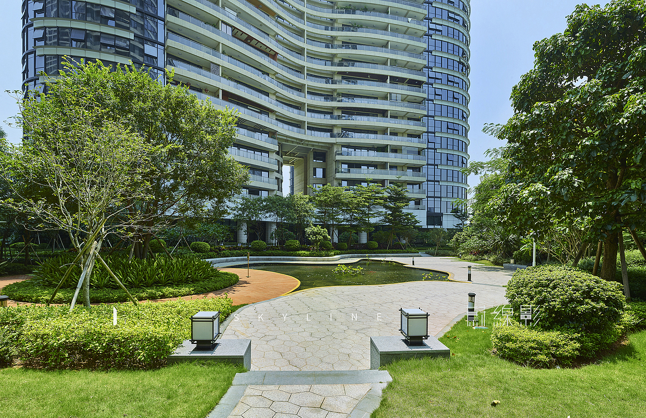 黄誉蔚建筑地产摄影|广州天誉半岛花园 白鹅潭豪宅标杆