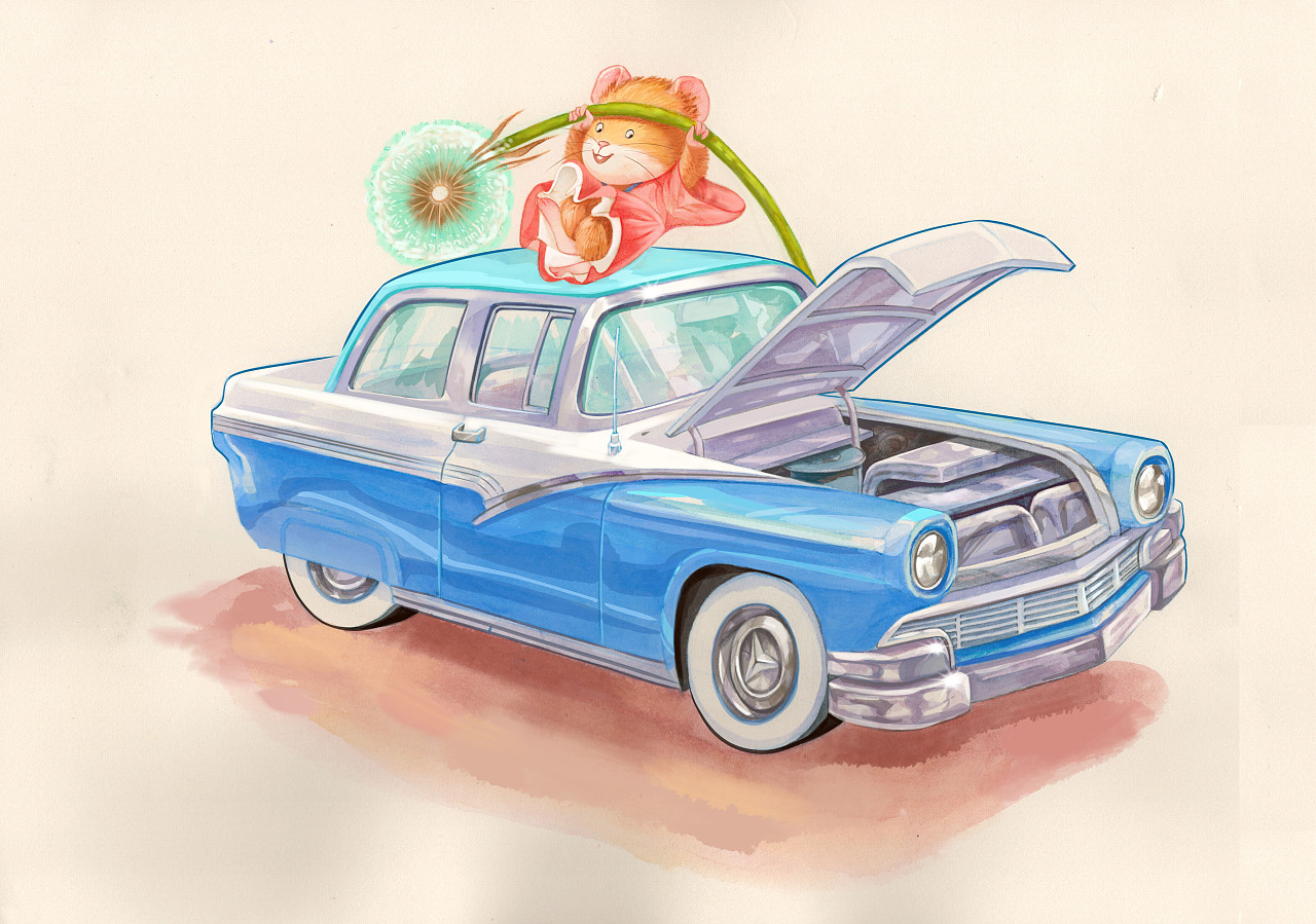 2020开车出发|插画|儿童插画|宅塘 - 原创作品 - 站酷 (zcool)