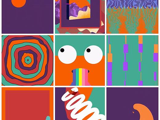 Nine suqares-动态设计展示