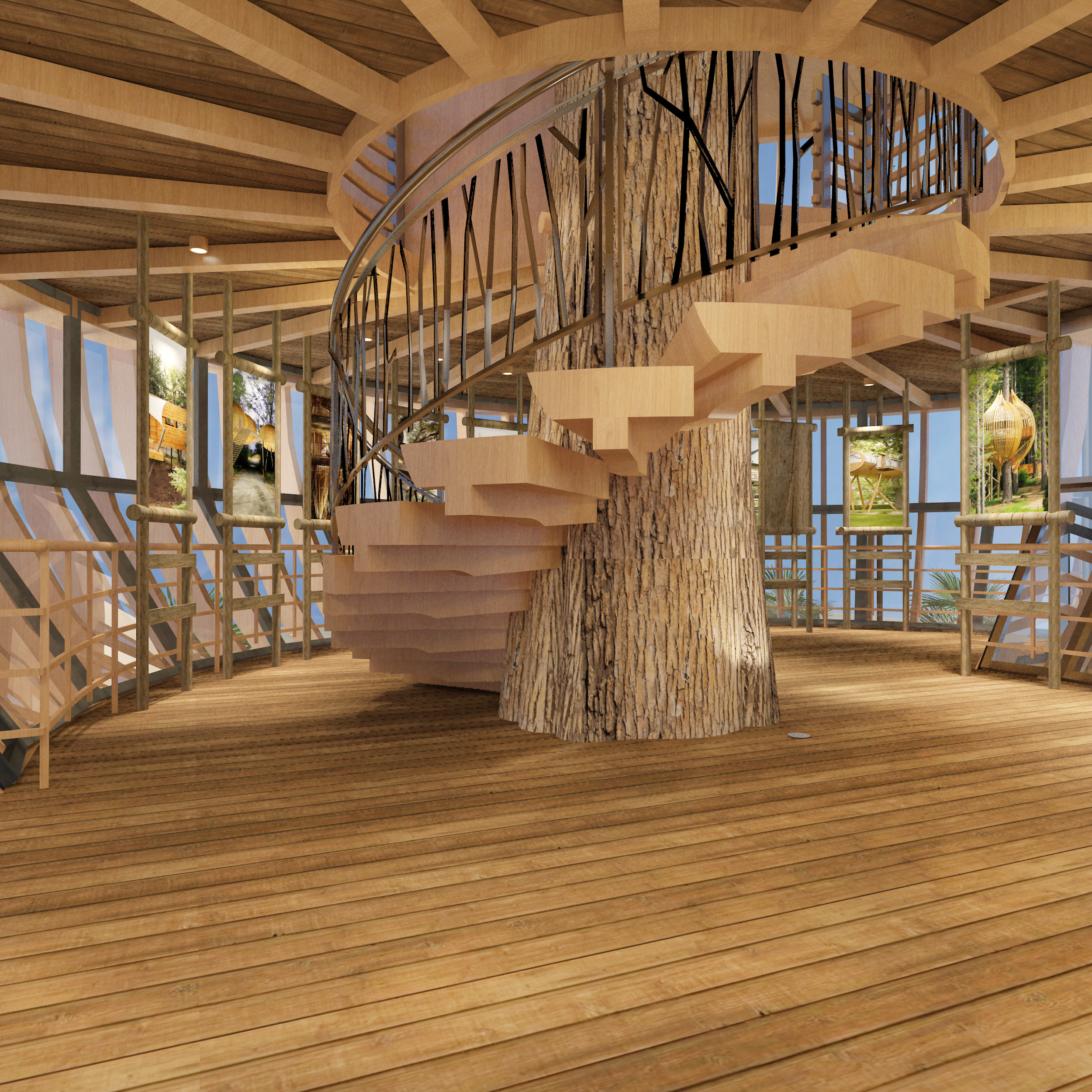 一个树屋|空间|建筑设计|sir吴 - 原创作品 - 站酷 (zcool)