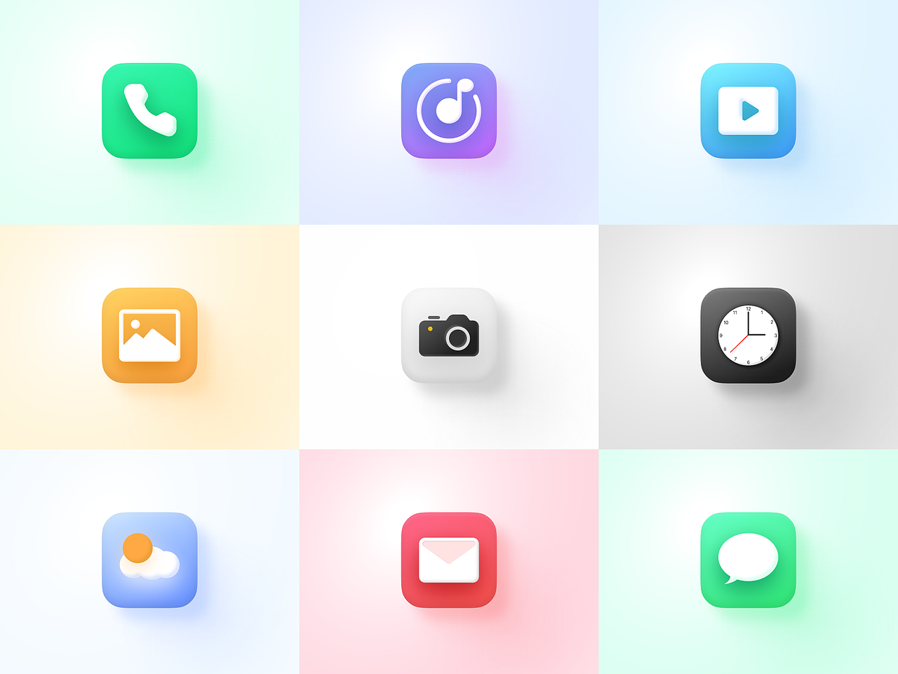 Neumorphic icon（图ZMjMxMDY2NDY4） - 图标 - 站酷设计师Cchocobo原创素材 - 站酷ZCOOL