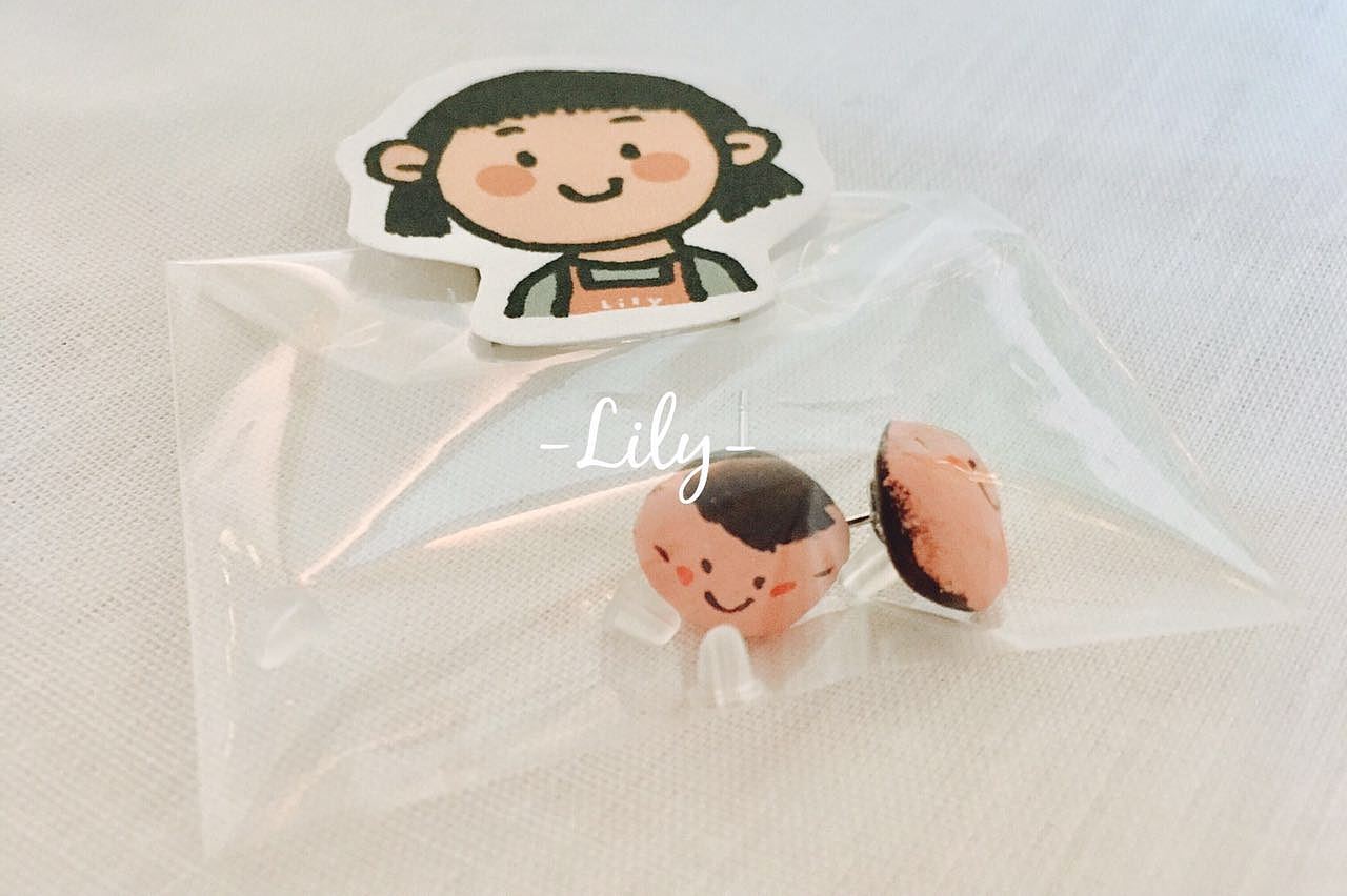 手作 小baby 黏土耳钉（图ZODk5NjU1ODg=） - 首饰设计 - 站酷设计师吃可爱长大的Lily原创素材 - 站酷ZCOOL