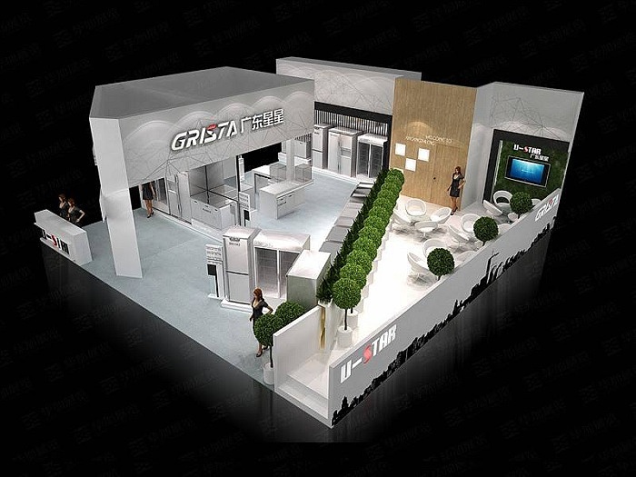 机械展台设计效果图工程展位制作（图ZMTg5ODMzNDU2） - 展陈设计 - 站酷设计师棣道展览原创素材 - 站酷ZCOOL