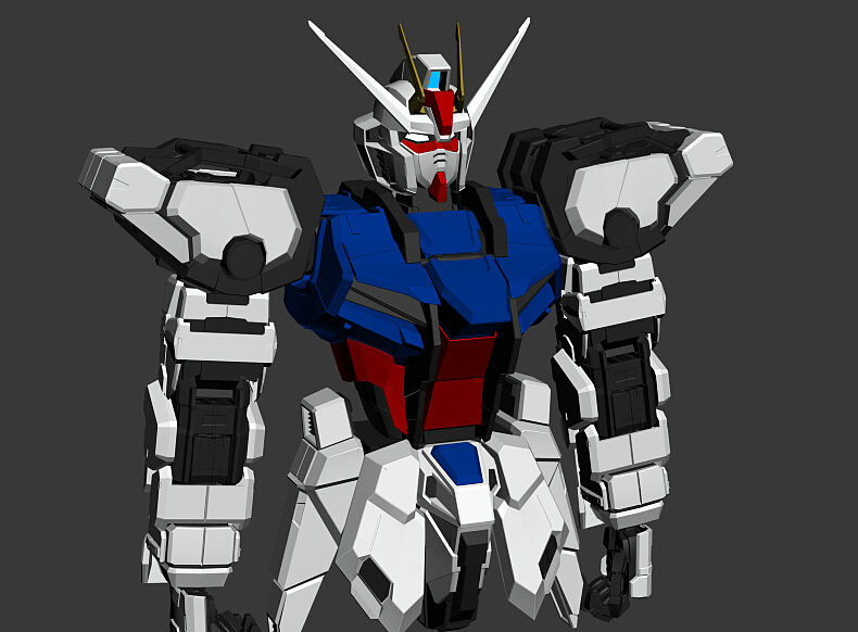 几个模型高达等附3d源文件