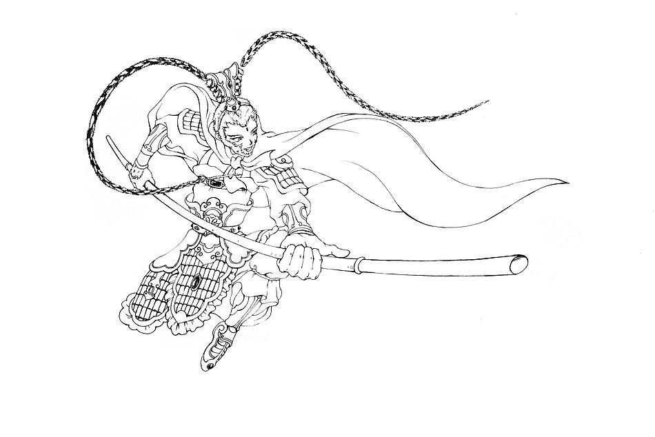 中国古代神话角色大致设定(一)线稿