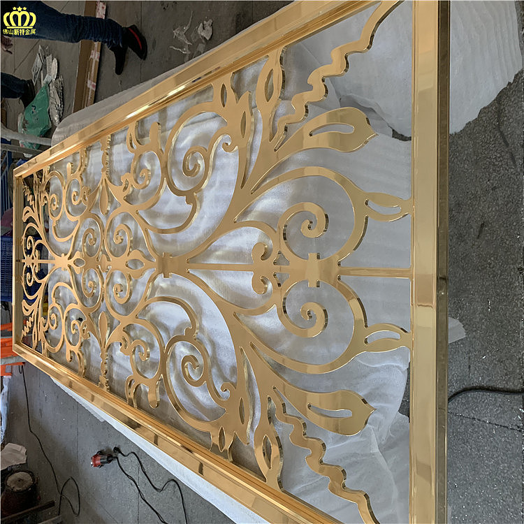 实心铜板雕刻镂空屏风看了都说喜欢这类型的