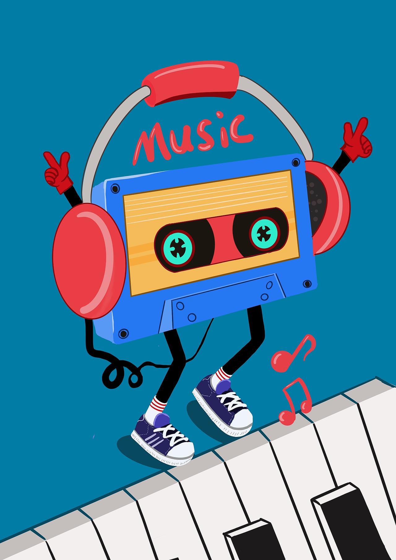 磁带（图ZMTYwNTg4OTA4） - 艺术插画 - 站酷设计师ANWAY1990原创素材 - 站酷ZCOOL