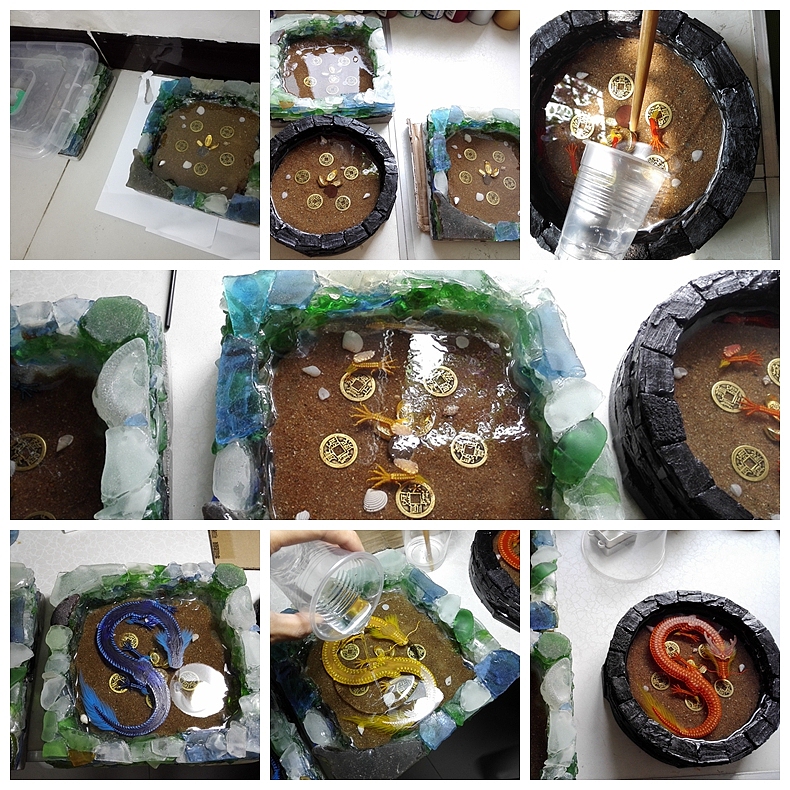 海玻璃金龙池 凡尼亨海洋环保3D树脂画(图ZMjEyMjMxNjA=) - 其他手工艺 - 站酷设计师凡尼亨原创素材 - 站酷ZCOOL