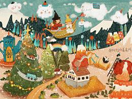 徒徒的好夢系列插畫