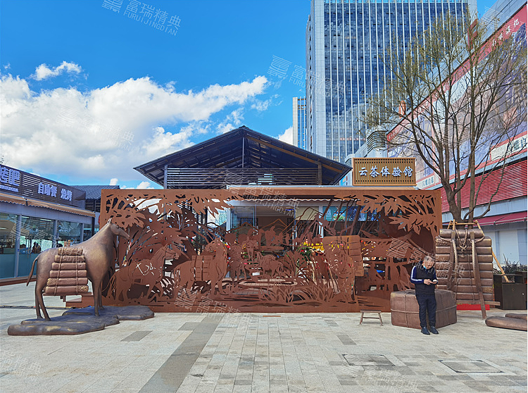 云南昆明俊发螺蛳湾铸铝雕塑（图ZMjg1ODc1Nzg0） - 雕塑 - 站酷设计师富瑞精典原创素材 - 站酷ZCOOL