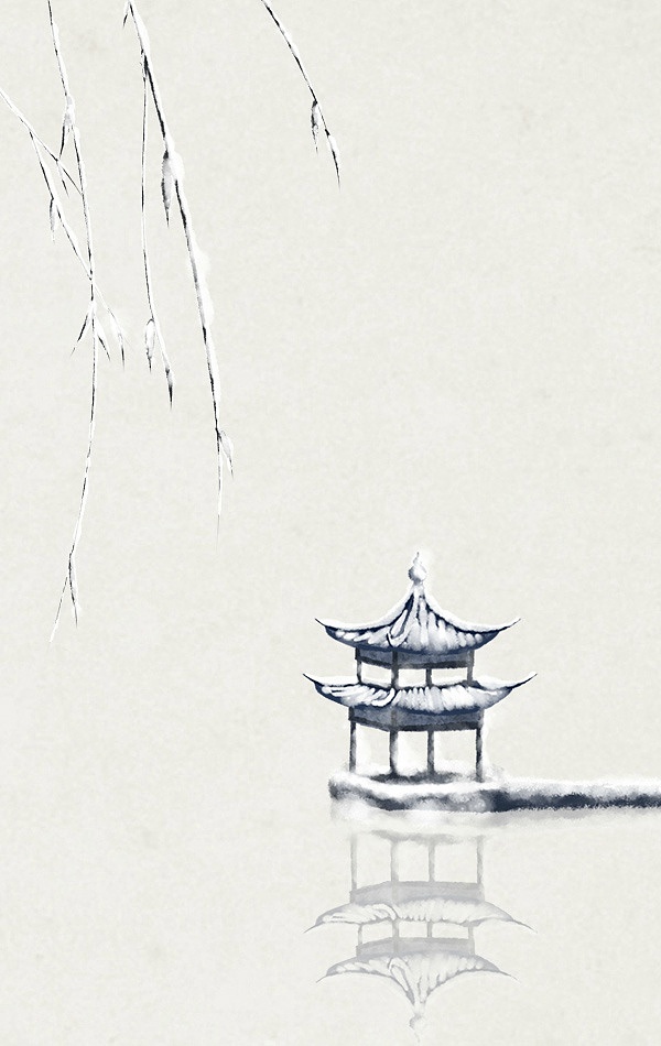 【古诗配图】冬季雪景——水墨中国风插画（图ZOTk1ODA3NzI=） - 创作习作 - 站酷设计师石家小鬼原创素材 - 站酷ZCOOL