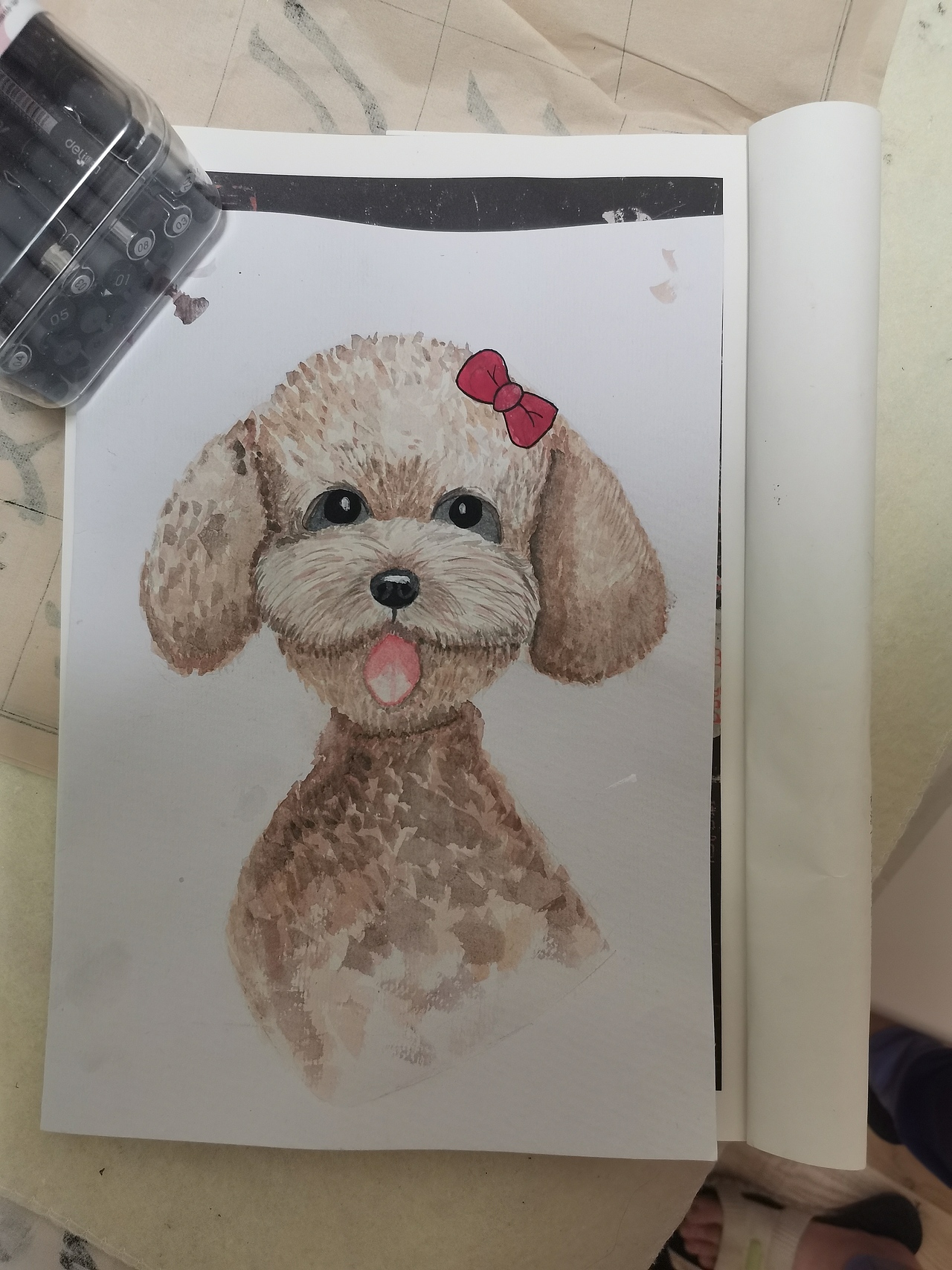 第一幅狗狗的画