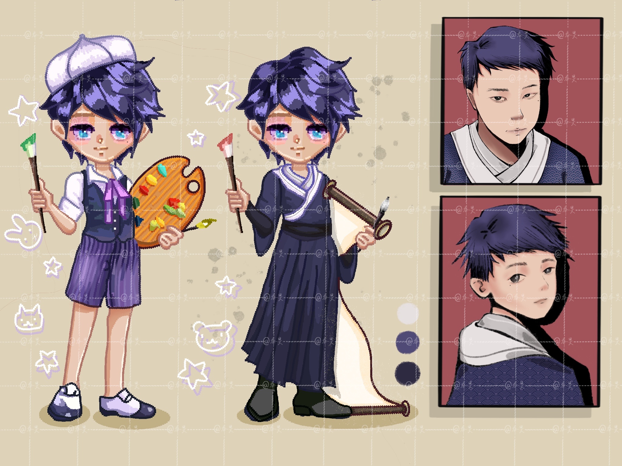 自设|动漫|其他动漫|奉旻 - 原创作品 - 站酷 (zcool)