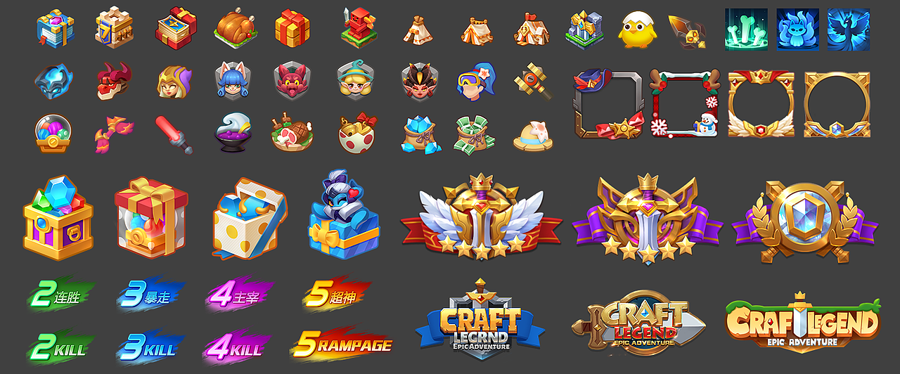 欧美卡通ui界面