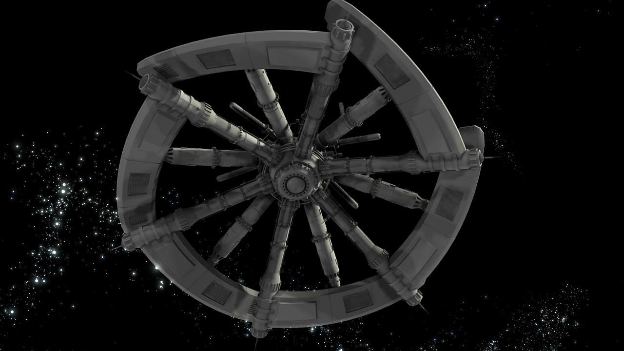 宇宙空间站三维模型