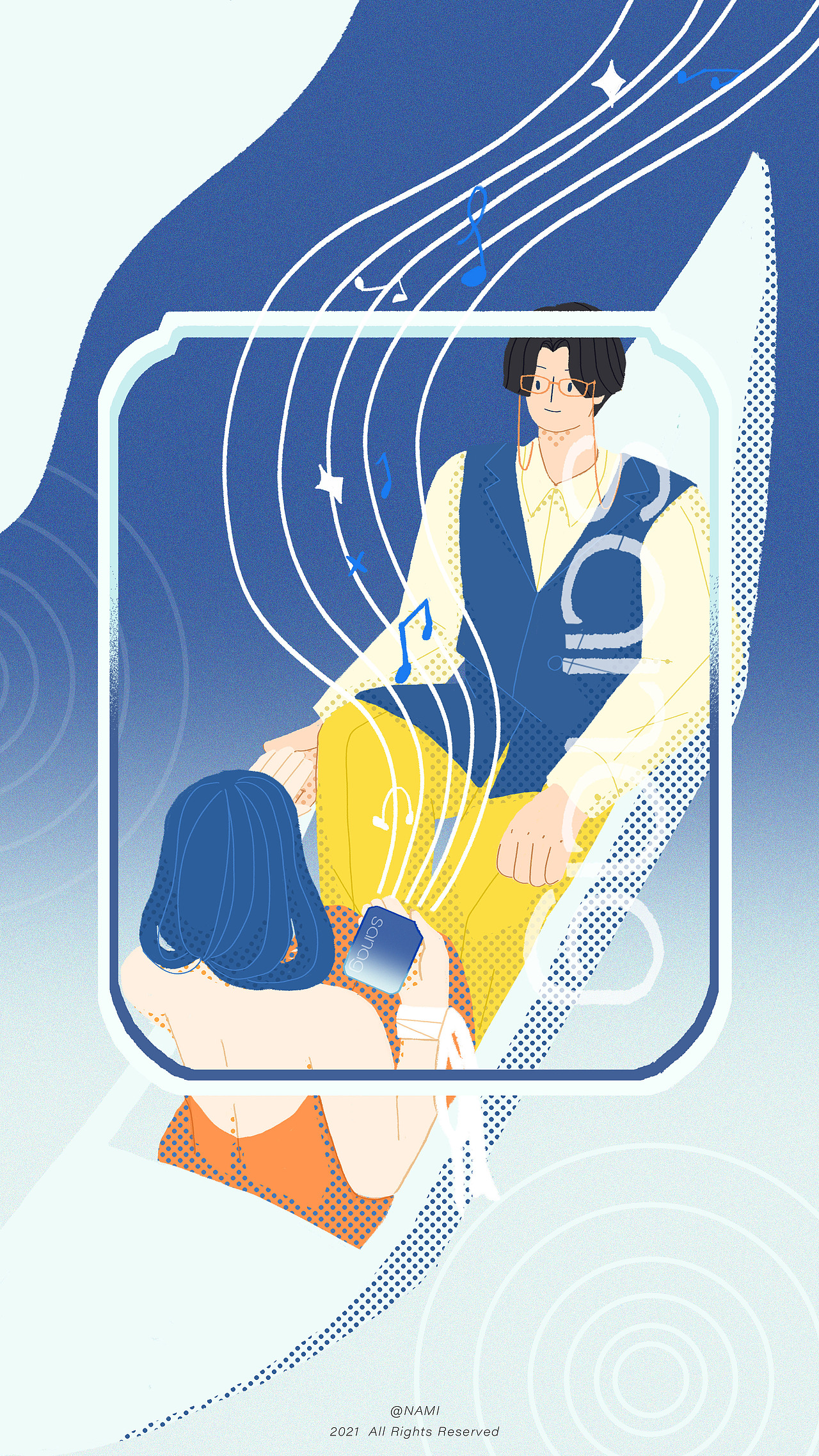 商业插画・蓝牙音响・个人小练习（图ZMjc1MDQ5Mjcy） - 商业插画 - 站酷设计师NAMI呐米原创素材 - 站酷ZCOOL