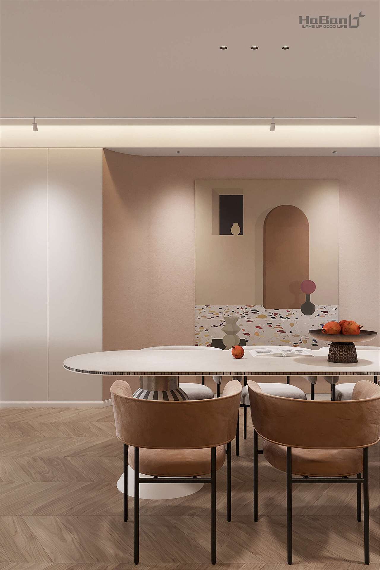 现代北欧全套客厅餐厅卧室效果图——花扮效果图（图ZMjkxMjUyNzgw） - 家装设计 - 站酷设计师花扮空间效果图原创素材 - 站酷ZCOOL