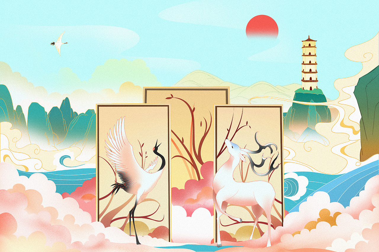 借鑒大佬一張（圖ZMjQ5MDA1MjI4） - 商業(yè)插畫 - 站酷設(shè)計(jì)師武東東東原創(chuàng)素材 - 站酷ZCOOL