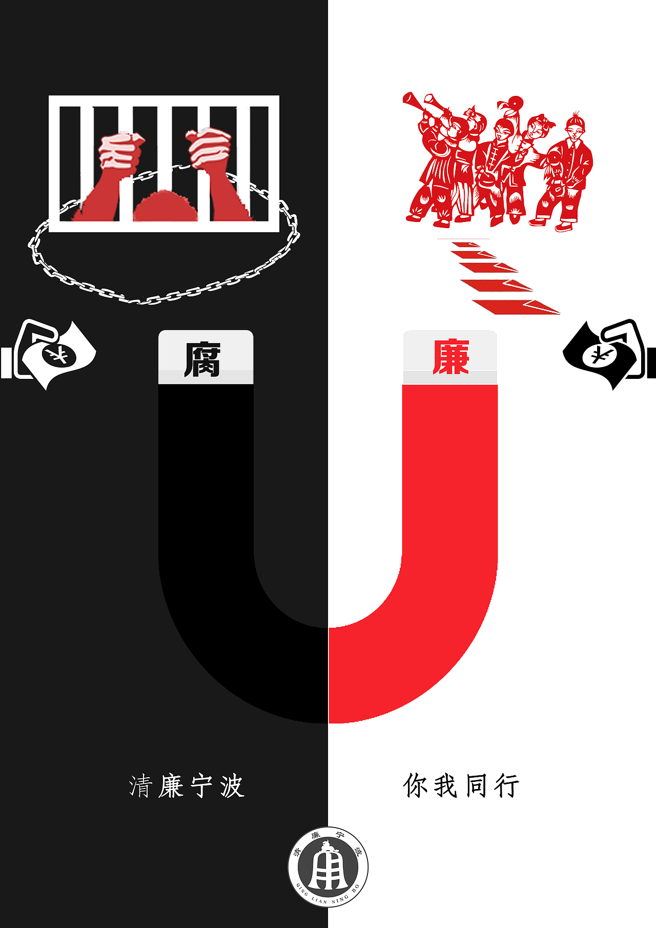 清廉宁波,你我同行(图ZMjcyNzQxNTQw) - 海报 - 站酷设计师Evelyyyyyyn原创素材 - 站酷ZCOOL