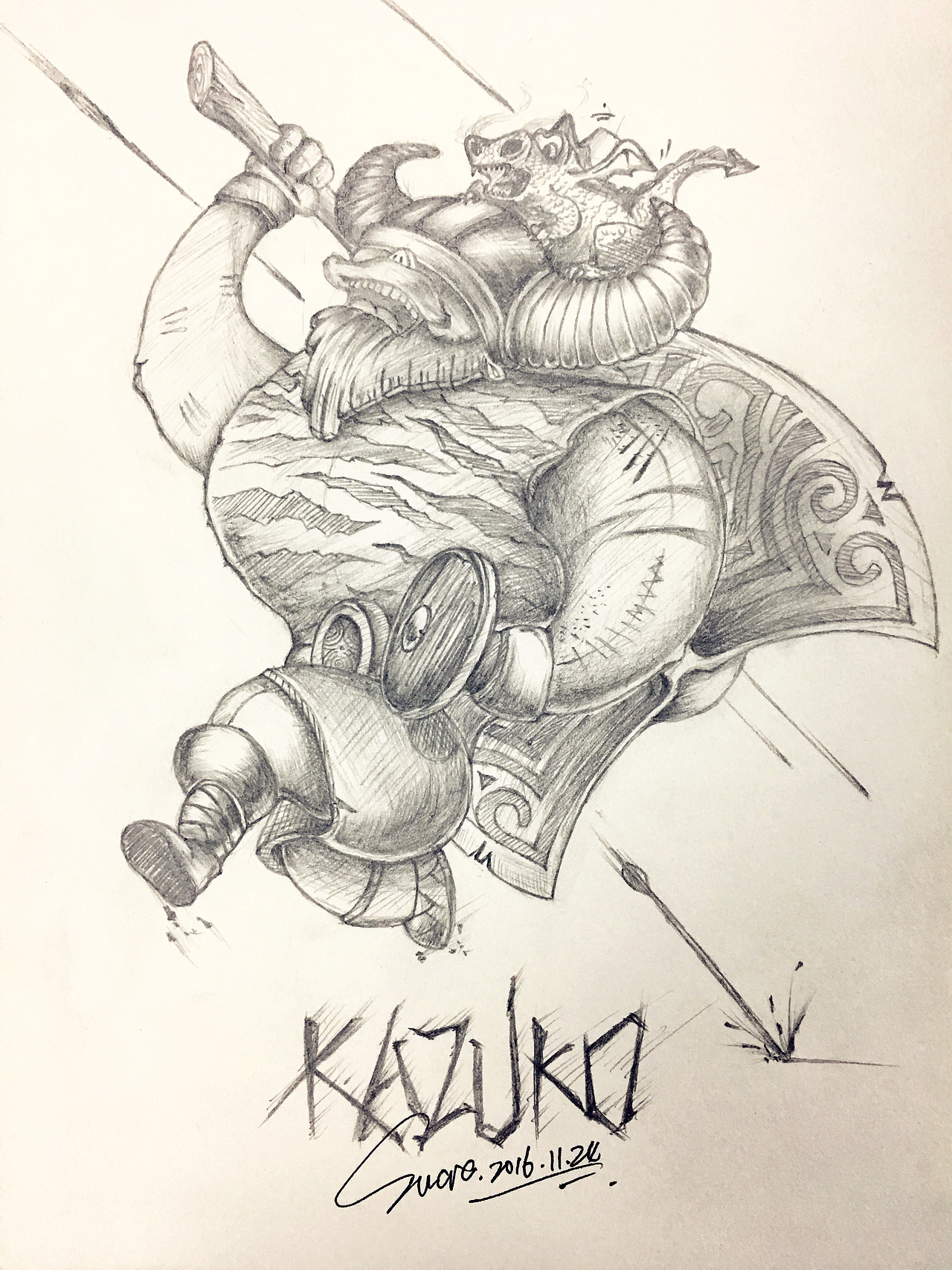 手绘来啊去战斗