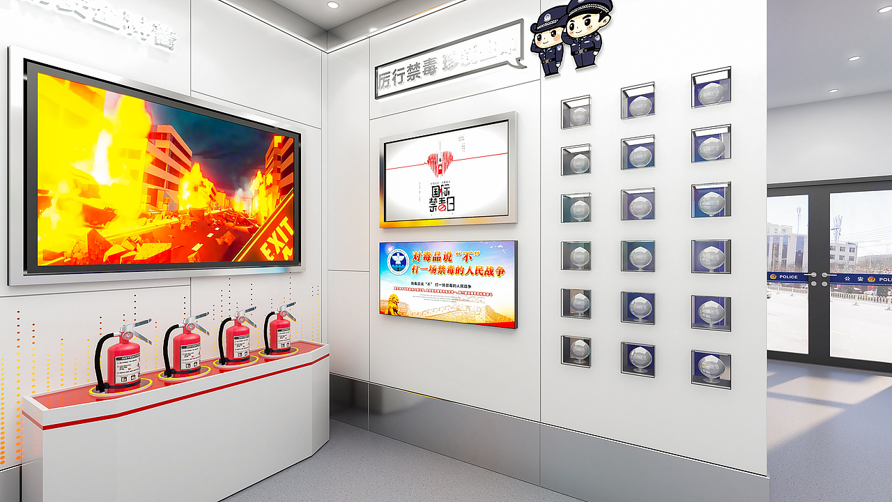 警务室安防体验互动（图ZMjI0MDA2OTA0） - 家装设计 - 站酷设计师老KKKkk原创素材 - 站酷ZCOOL