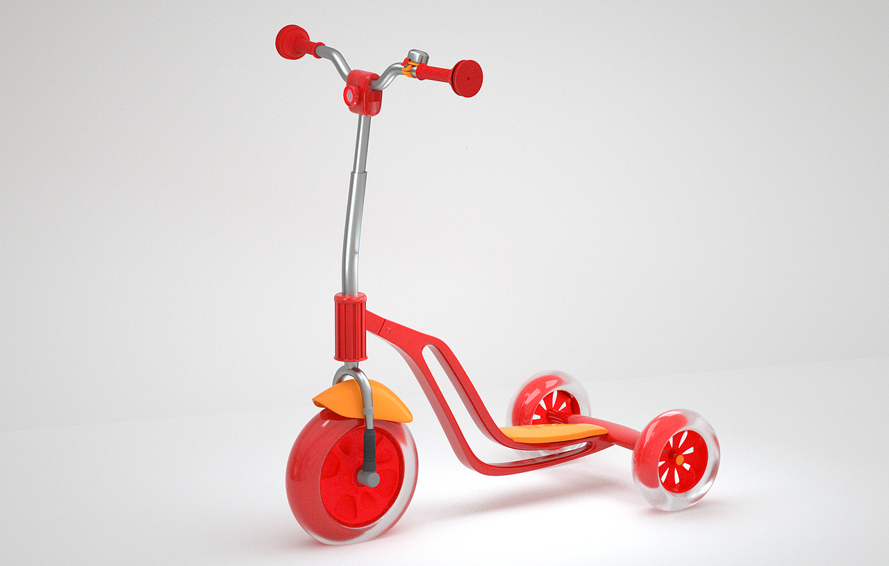 doublefun儿童可调节变形自行车