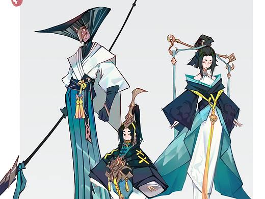 國風(fēng)npc（個人主頁-ZMzYxMzQ1MDg=） - 概念設(shè)定 - 站酷設(shè)計師火輪飛上原創(chuàng)素材 - 站酷ZCOOL