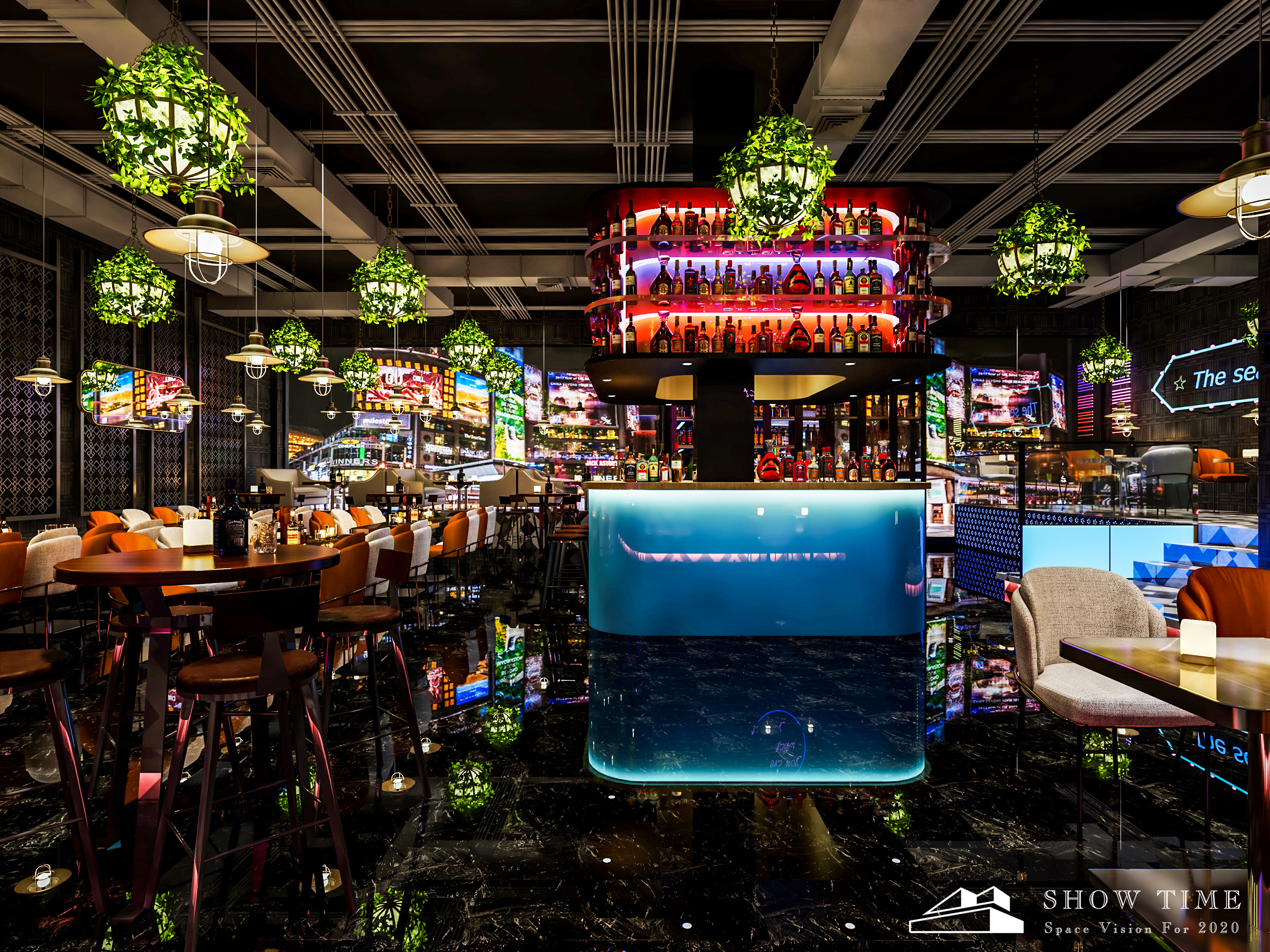 涟水酒吧感知光影造梦治愈人心云想空间表现