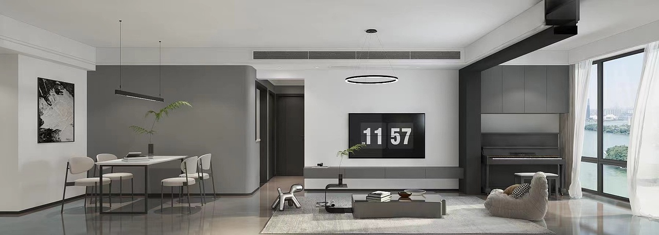 山水湾-现代黑白灰