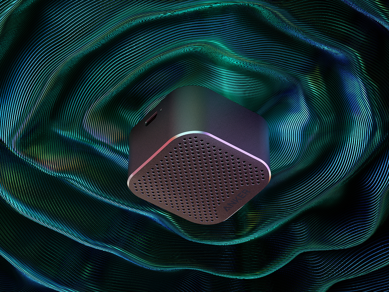 Anker 蓝牙音箱nano建模渲染（图ZMTUwNzU2NjY0） - 电子产品 - 站酷设计师_Chris原创素材 - 站酷ZCOOL