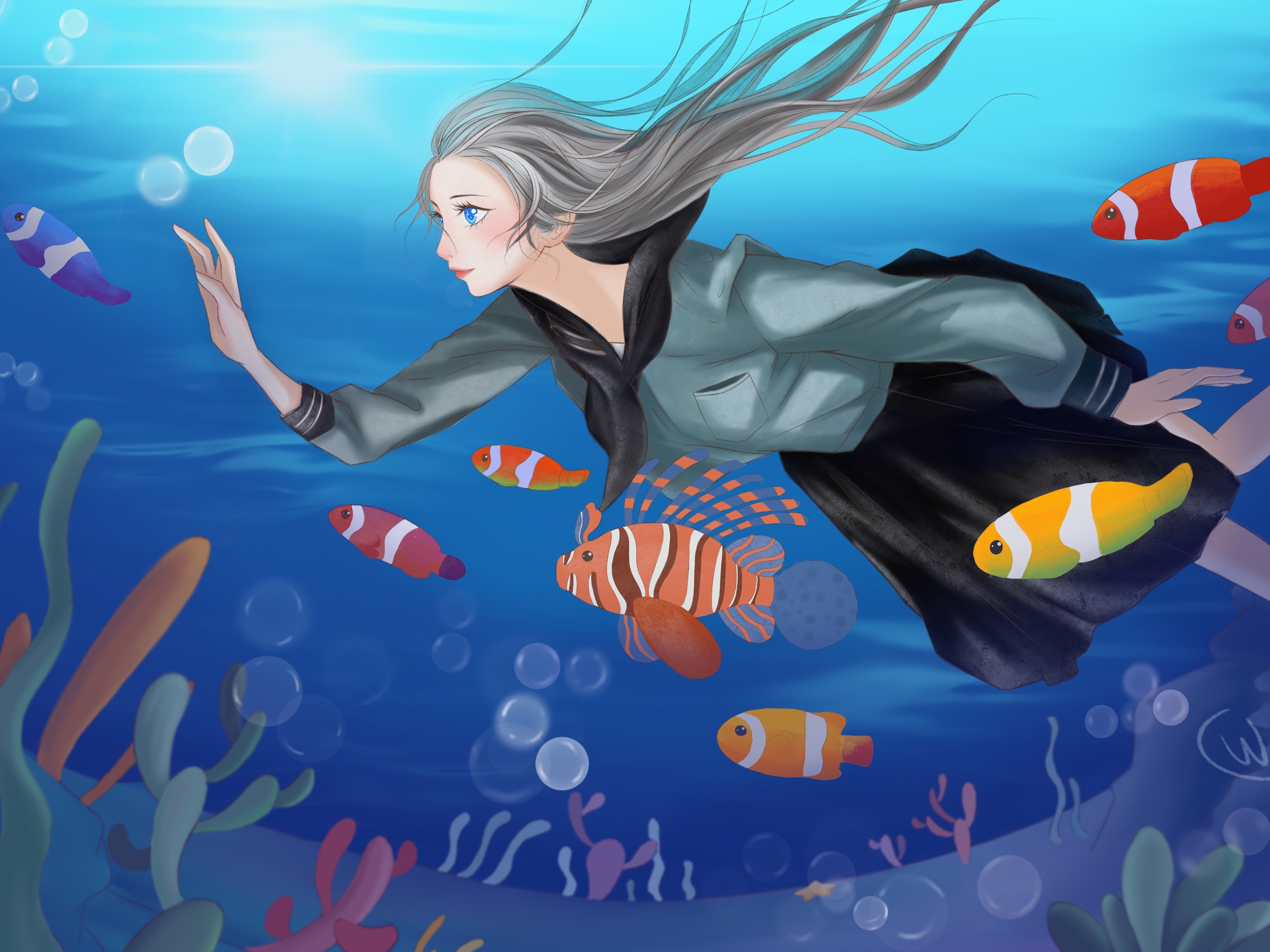 海 