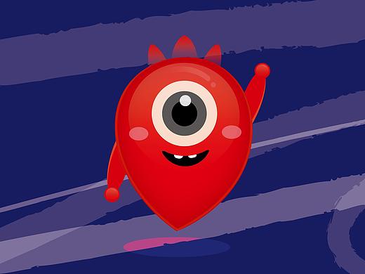 丈量中国城市定向赛吉祥物—小丈君