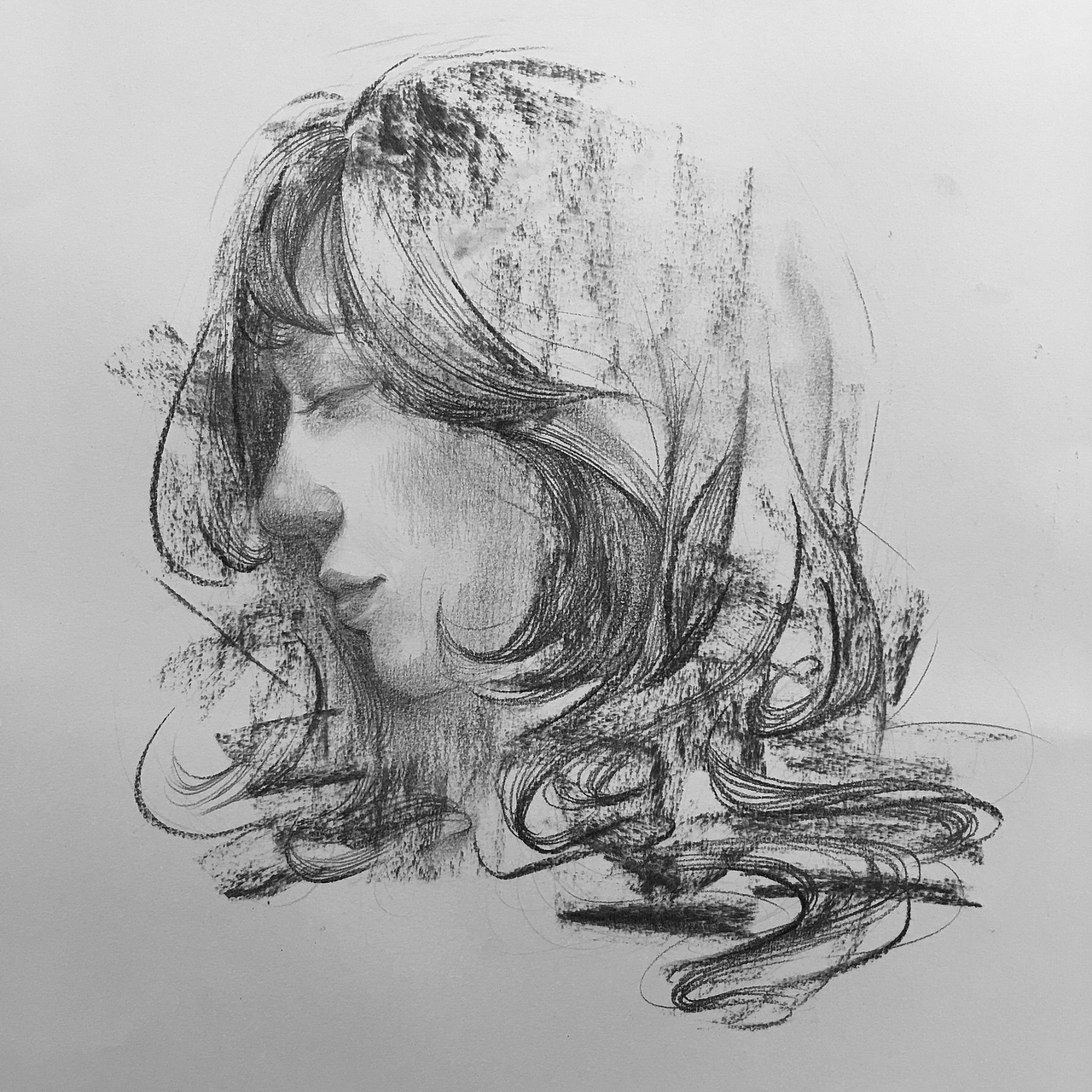 素描头像|纯艺术|绘画|joannaya_原创作品-站酷zcool