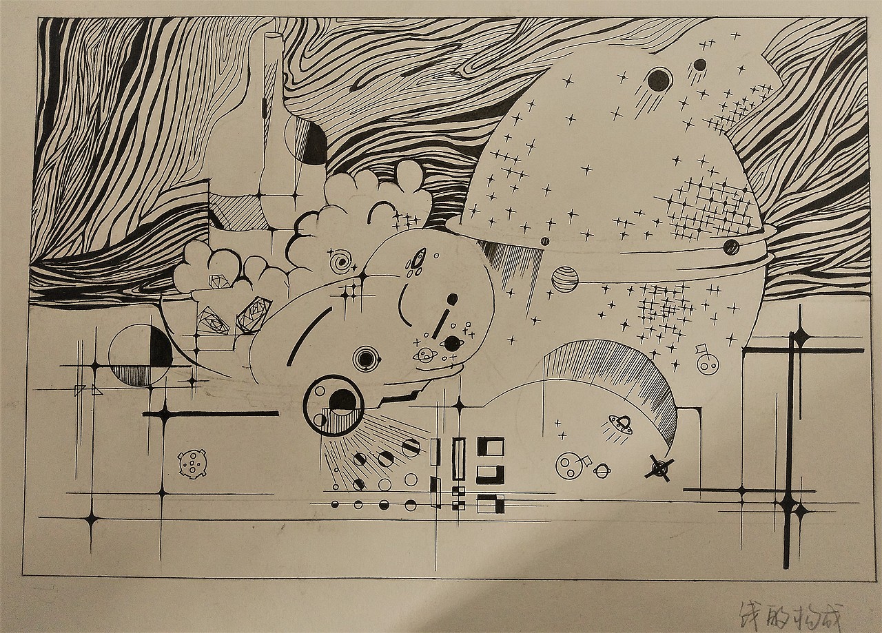 第一张直线构成,纯属瞎画==