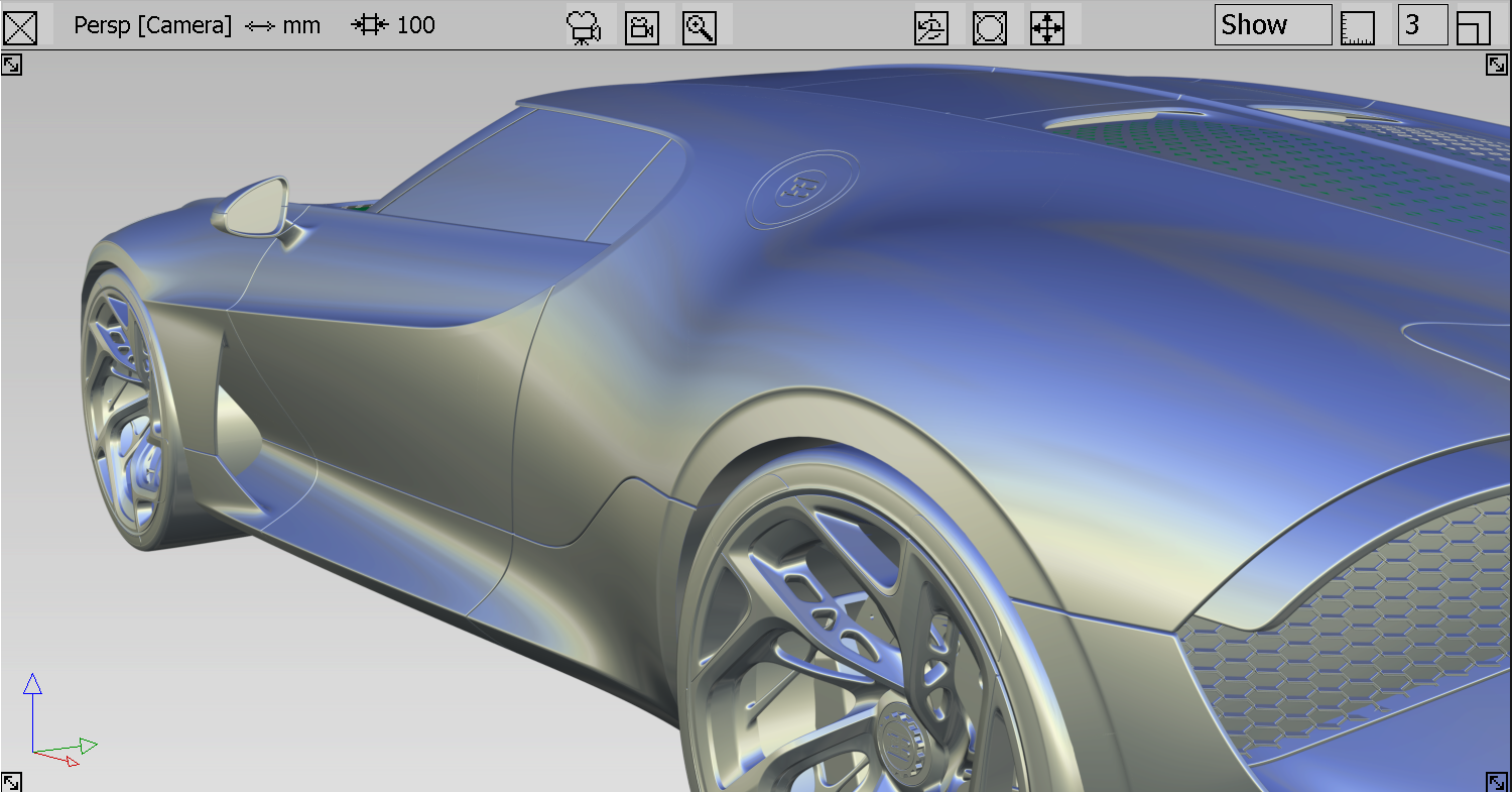 bugatti la voiture noire 布加迪 整车alias建模教程