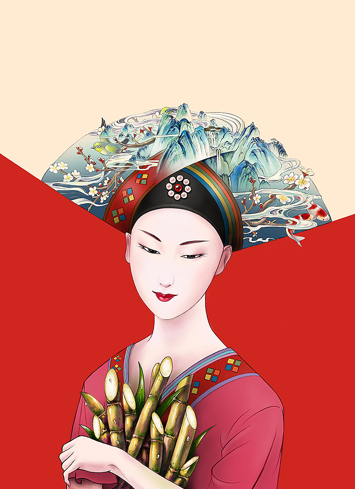 手绘插图
