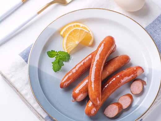 商业摄影 香肠烤肠 火腿肠 炸鸡啤酒 早餐 