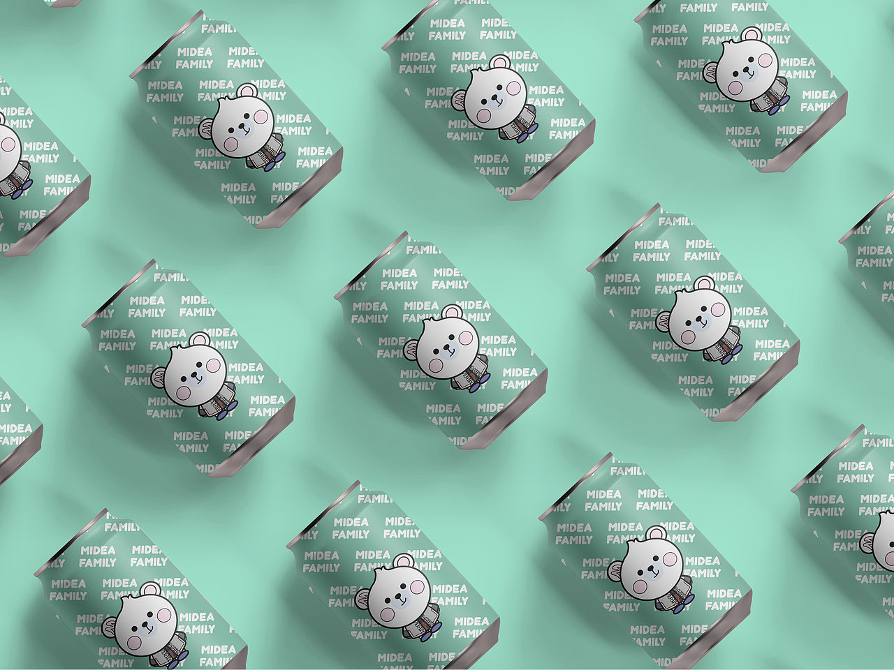 Midea Family 形象Q版设计