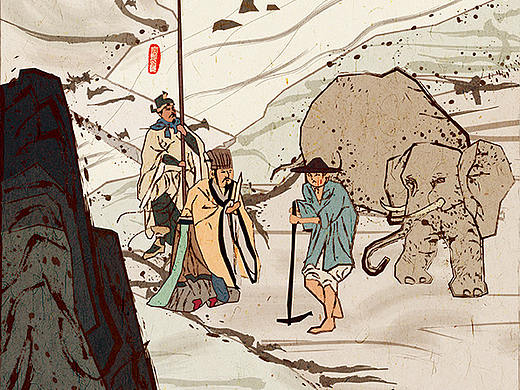AI画二十四孝部分作品