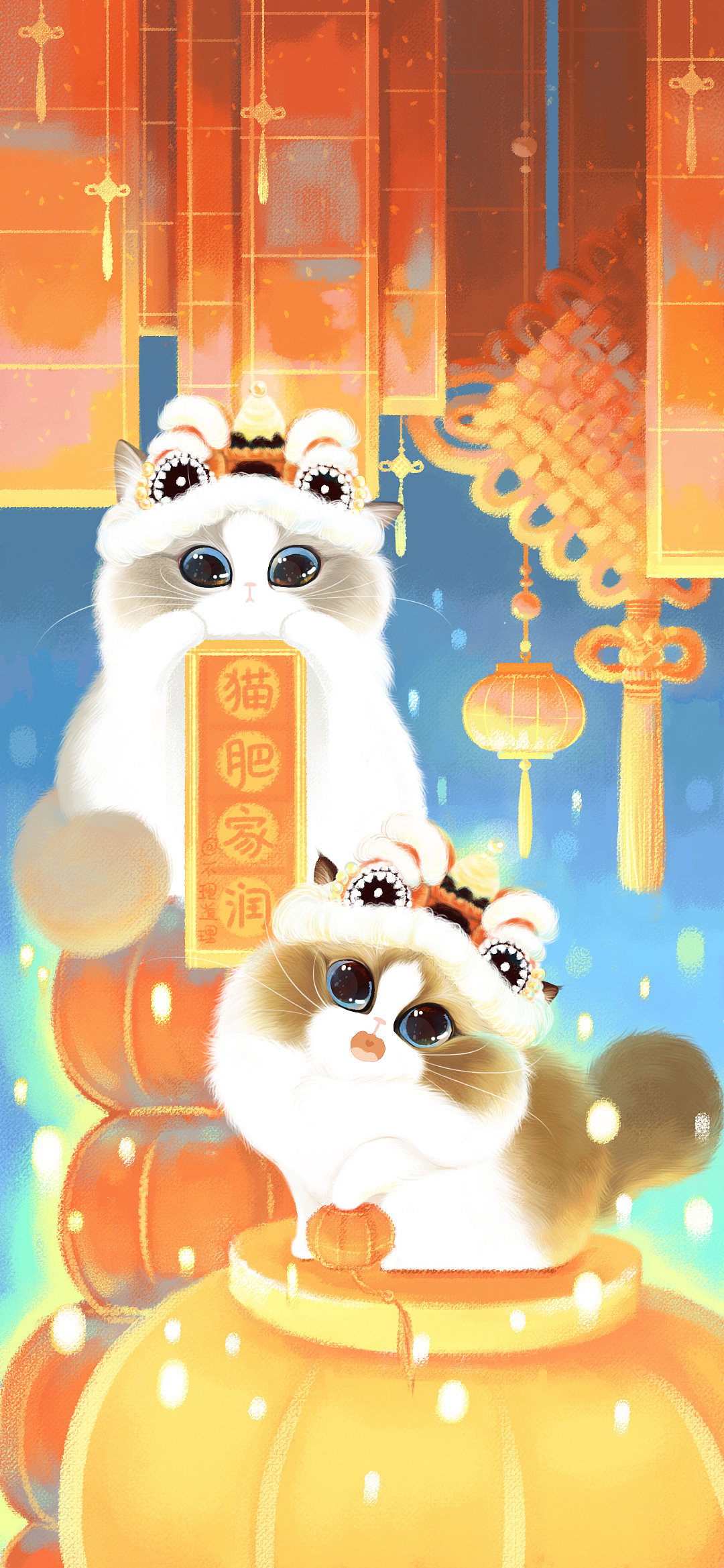 画猫准备好了过新年的浅浅和杉菜