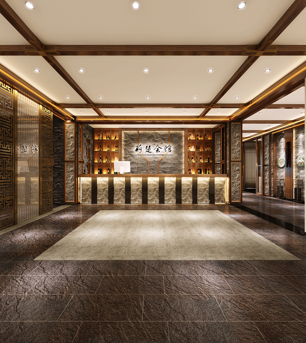 成都花园餐厅设计,成都会所设计