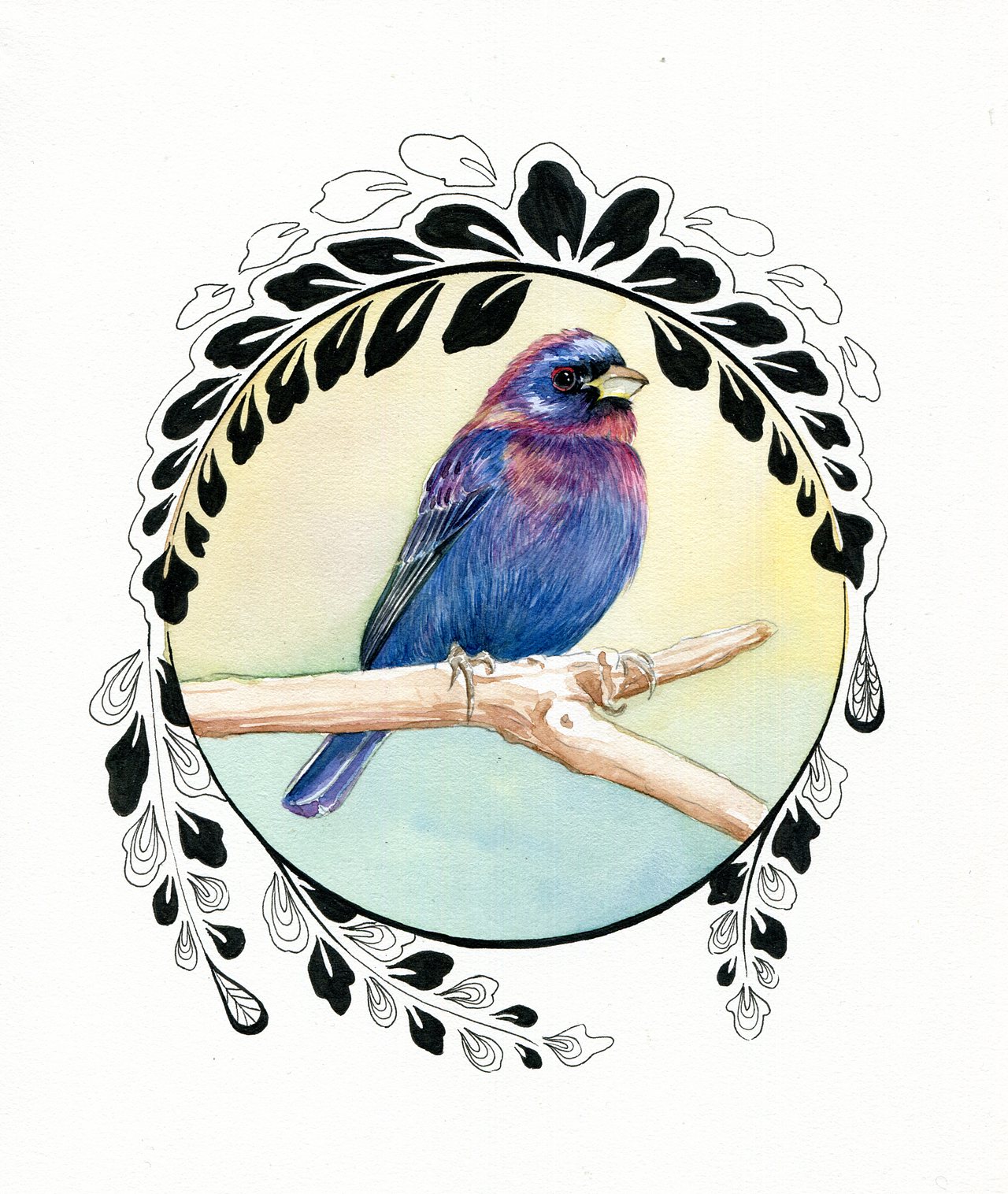 鸟（图ZMTgyMTExNDk2） - 艺术插画 - 站酷设计师夏小嫣然原创素材 - 站酷ZCOOL