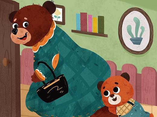 小熊（个人主页-ZNDkyODI1MjA=） - 儿童插画 - 站酷设计师无刻哩里原创素材 - 站酷ZCOOL