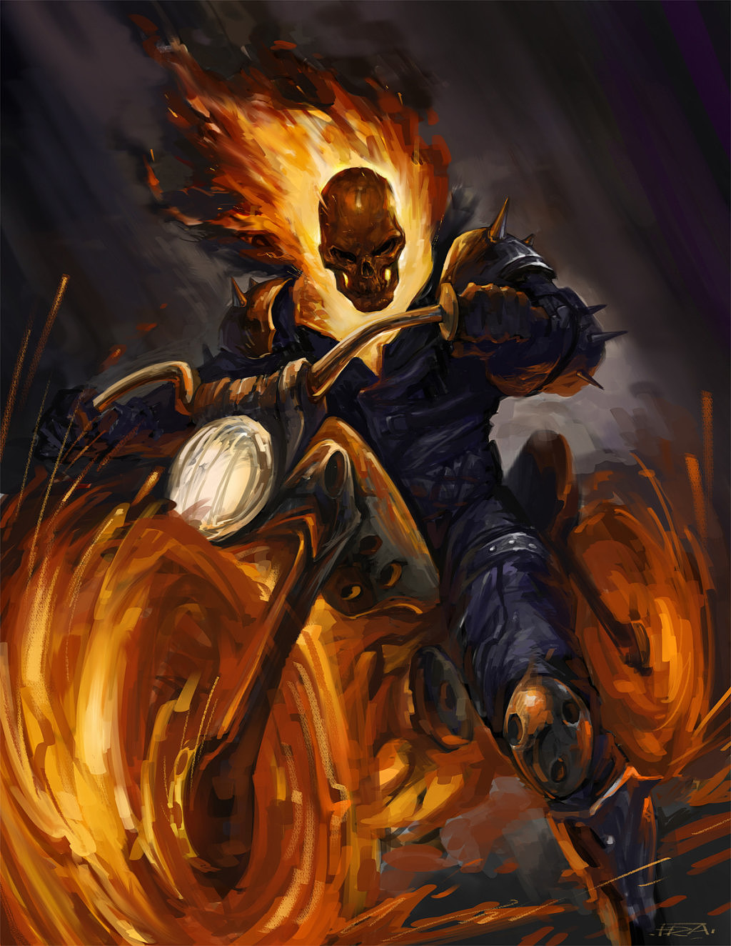 ghost rider（图ZMTI2MTQ4MzY=） - 概念设定 - 站酷设计师BIGGIE917原创素材 - 站酷ZCOOL